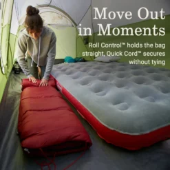 Coleman Flatlands™ 30°F Sleeping Bag -Outdoor camping equipment-Coleman Coleman Flatlands SleepingBags 30F Mahogany ATF4