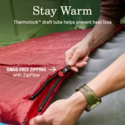 Coleman Flatlands™ 45°F Big & Tall Sleeping Bag 11 Coleman Flatlands™ 45°F Big & Tall Sleeping Bag -Outdoor camping equipment-Coleman Coleman Flatlands SleepingBags 45F Red BT ATF4