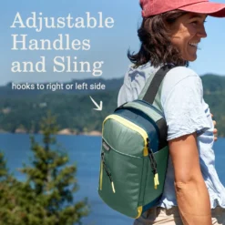 Coleman MoRph™ 6-Can Convertible Soft-Sided Cooler Sling -Outdoor camping equipment-Coleman Coleman MoRphSling 6Can Moss ATF3