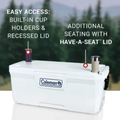 Coleman 316 Series™ 150-Quart Marine Hard Cooler -Outdoor camping equipment-Coleman Coleman MtLoganATF 3000006126 05 1