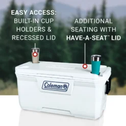 Coleman 316 Series™ 120-Quart Marine Hard Cooler -Outdoor camping equipment-Coleman Coleman MtLoganATF 3000006137 05 1