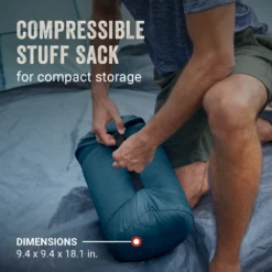 Coleman Kompact™ 40°F Big & Tall Contour Sleeping Bag 10 Coleman Kompact™ 40°F Big & Tall Contour Sleeping Bag -Outdoor camping equipment-Coleman Coleman SleepingBagContour40D Space ATF3