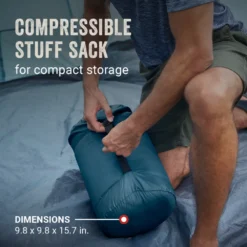 Coleman Kompact™ 20°F Rectangle Sleeping Bag 10 Coleman Kompact™ 20°F Rectangle Sleeping Bag -Outdoor camping equipment-Coleman Coleman SleepingBagRectangle 20D Caribbean ATF3