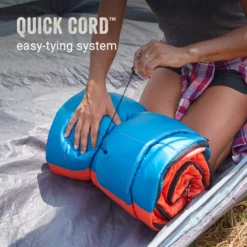 Coleman Kompact™ 40°F Rectangle Sleeping Bag -Outdoor camping equipment-Coleman Coleman SleepingBagRectangle 40D TigerLily ATF6