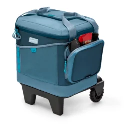 Coleman SPORTFLEX™ 42-Can Soft Cooler With Wheels, Ocean -Outdoor camping equipment-Coleman Coleman SoftCoolers 2000037632 Ocean 2615 FINAL