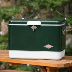 Coleman Vintage 54-Quart Steel Belted® Cooler -Outdoor camping equipment-Coleman Coleman SteelBelted VintageGreen ATF7