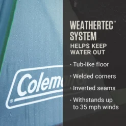 Coleman Sunlodge™ 12-Person Camping Tent, Blue Nights -Outdoor camping equipment-Coleman Coleman Sunlodge 8P BlueNights ATF3 1