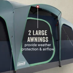 Coleman Sunlodge™ 8-Person Camping Tent, Blue Nights -Outdoor camping equipment-Coleman Coleman Sunlodge BlueNights ATF5 2