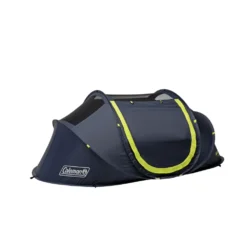 Coleman 2-Person Camp Burst™ Pop-Up Tent With Dark Room™ Technology 15 Coleman 2-Person Camp Burst™ Pop-Up Tent With Dark Room™ Technology -Outdoor camping equipment-Coleman PopUpTent 2P DarkRoom Hero 3 4 Fly Off 0004 v2