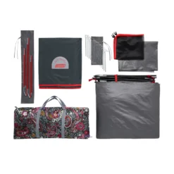 Coleman 4-Person Skydome™ Camping Tent -Outdoor camping equipment-Coleman SKYDOME20TENT204P20VB20PAISLEY OVERHEAD20CARRY20BAG20SHOT v3 4