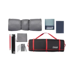 Coleman Skylodge™ 10-Person Instant Camping Tent With Screen Room, Blue Nights -Outdoor camping equipment-Coleman Tent10P Inst ESR BN Overhead Content Edited