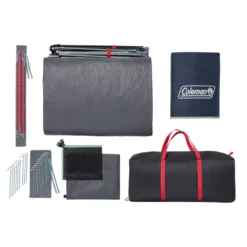 Coleman Skydome™ 8-Person Camping Tent XL, Blue Nights -Outdoor camping equipment-Coleman Tent8P Modified Dome Overhead Contents